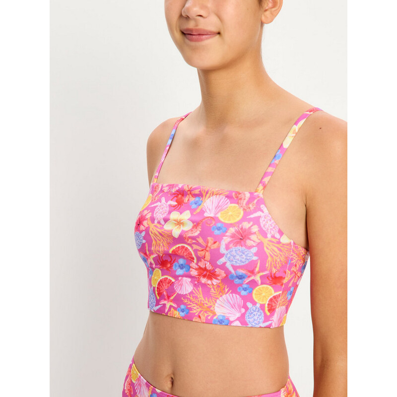 E-shop Dievčenské plavky Modibodi Marine Dream Tankini Top horný diel