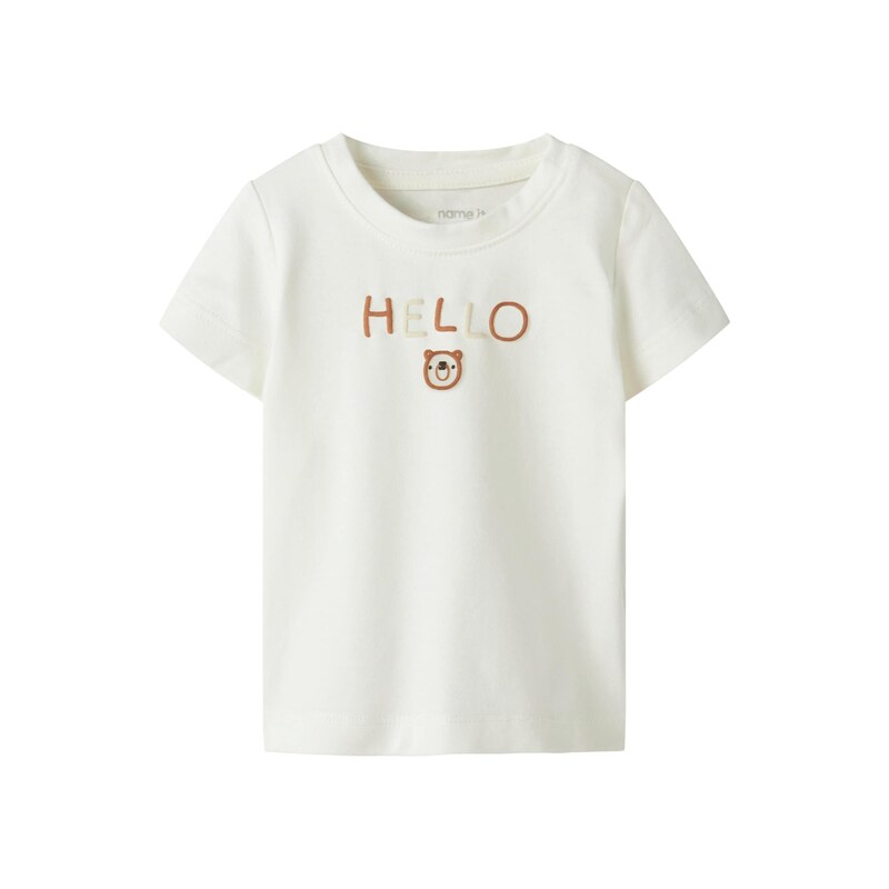 E-shop NAME IT Tričko NBNJOPY krémová / pueblo / čierna / biela