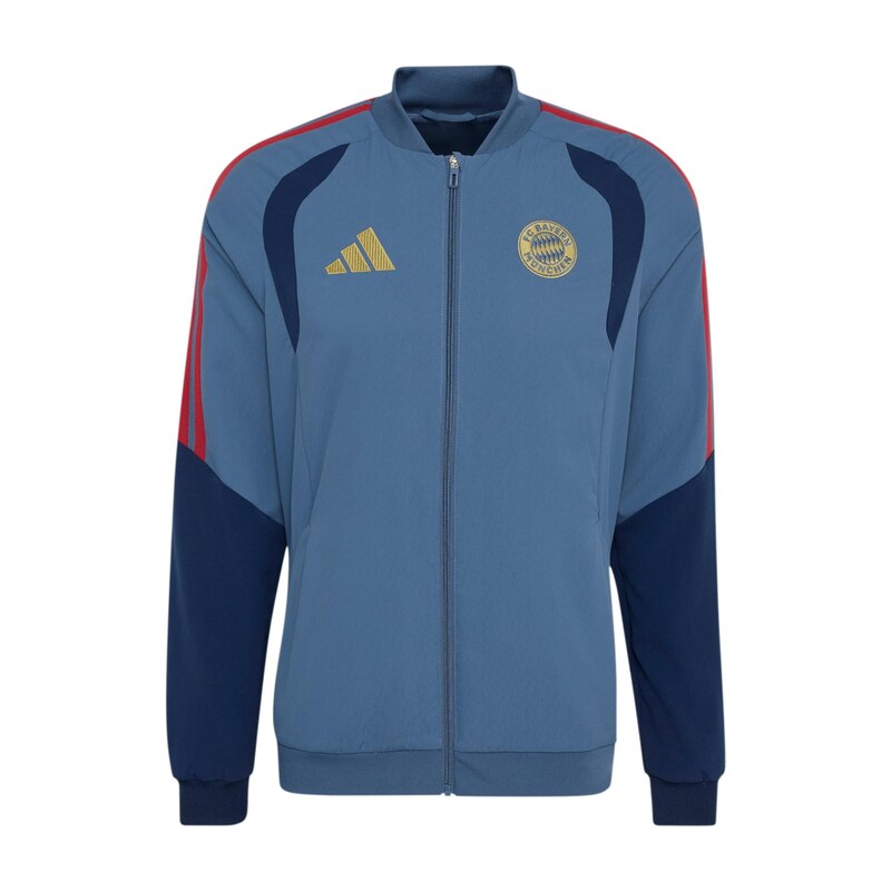 ADIDAS PERFORMANCE Športová mikina so zipsom tmavomodrá / medová / 69094436