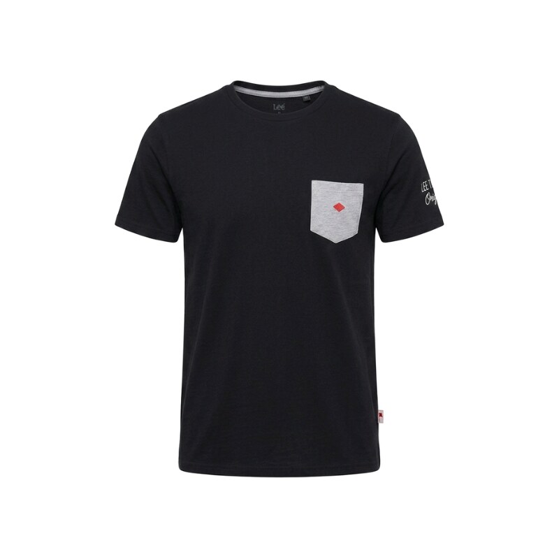 Prémiové Pánske Bavlnené Tričko LEE COOPER Originals Classic, vrecko, 68643722