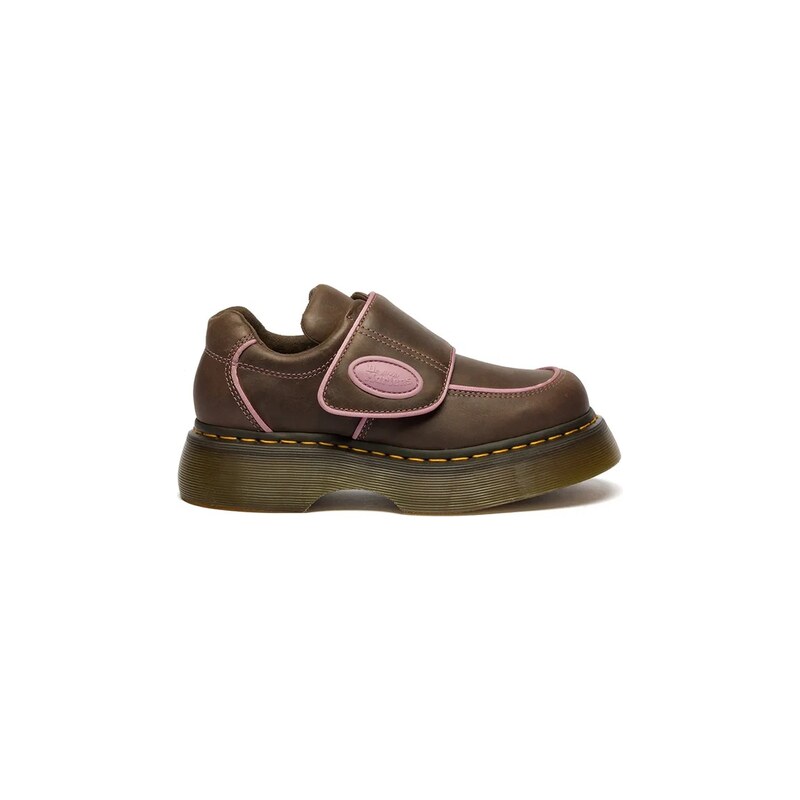 Dr. Martens poltopánky dámske kožené Buzz Strap 69097461