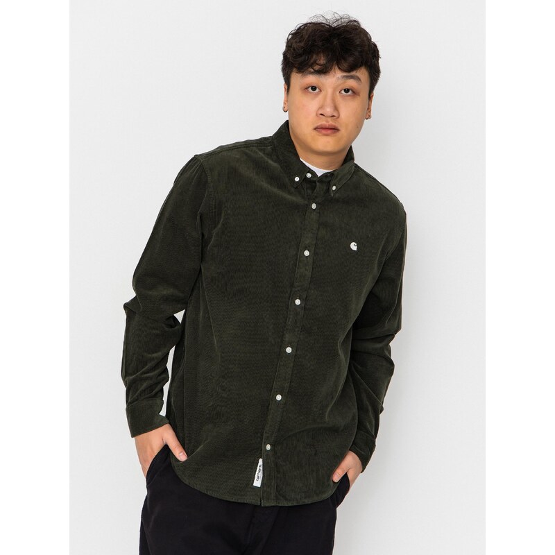 E-shop Carhartt WIP Madison Fine Cord (opuntia/wax)zelená