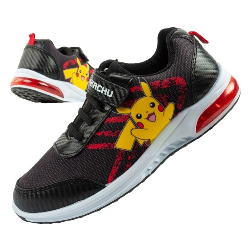 Leomil detské športové topánky Pokemon ľahké tenisky na suchý zips LED 69100169