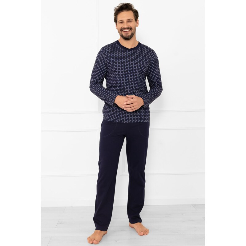Italian Fashion pánske dlhé pyžamo Gerard - bavlna 65726851