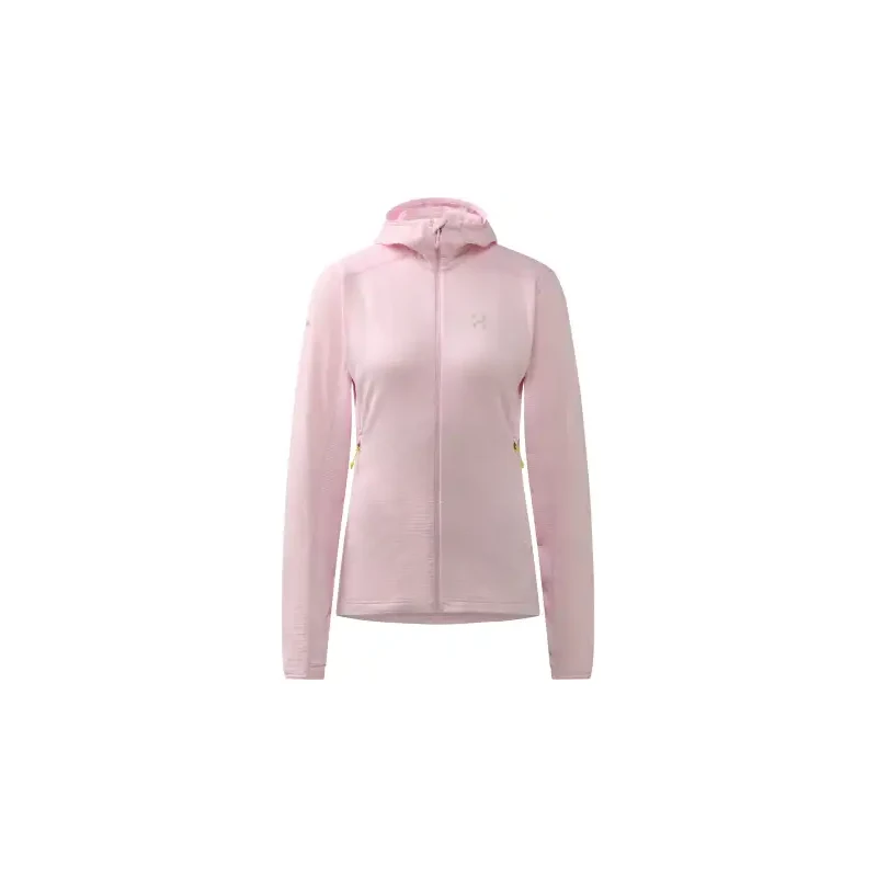 E-shop Haglöfs L.I.M Mid Multi Hood dámska mikina s kapucňou Fresh Pink