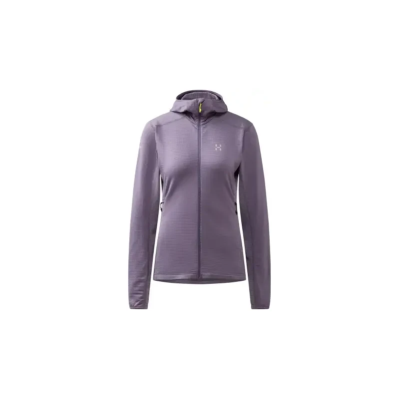 E-shop Haglöfs L.I.M Mid Multi Hood dámska mikina s kapucňou Purple Fog