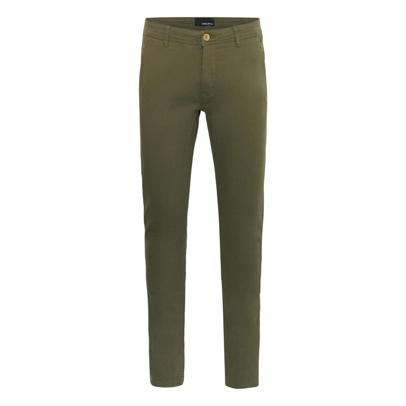 BLEND Chino nohavice Natan olivová 13978999