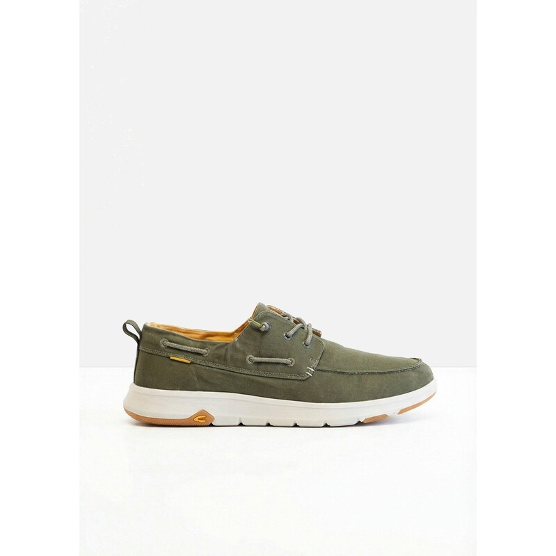 bonprix Camel Active slip on topánky, plátené, farba zelená 69113209