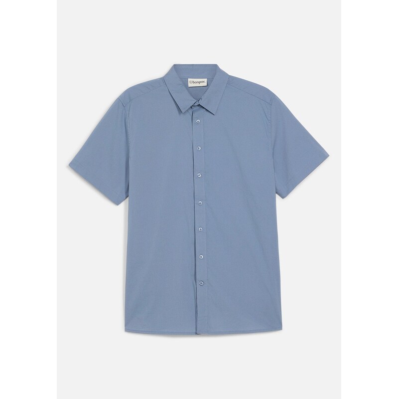 E-shop bonprix Košeľa s krátkym rukávom, strečová, Slim Fit, farba