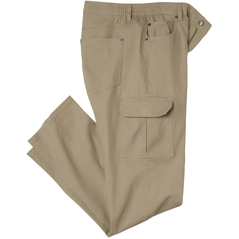 Kapsáčové nohavice s poloelastickým pásom a 7 vreckami Atlas For Men 64129968