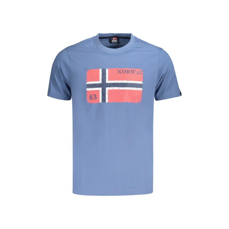 Pánske Tričko s krátkym rukávom NORWAY 1963 Logo - Svetlo modrá 69117890