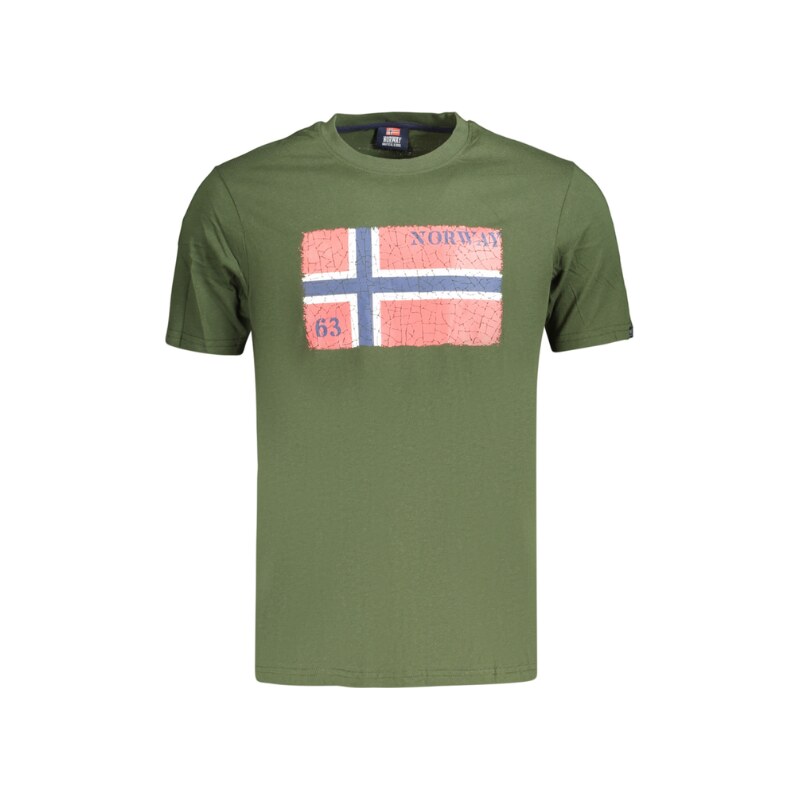 Pánske Tričko s krátkym rukávom NORWAY 1963 Logo - Zelená 69117892
