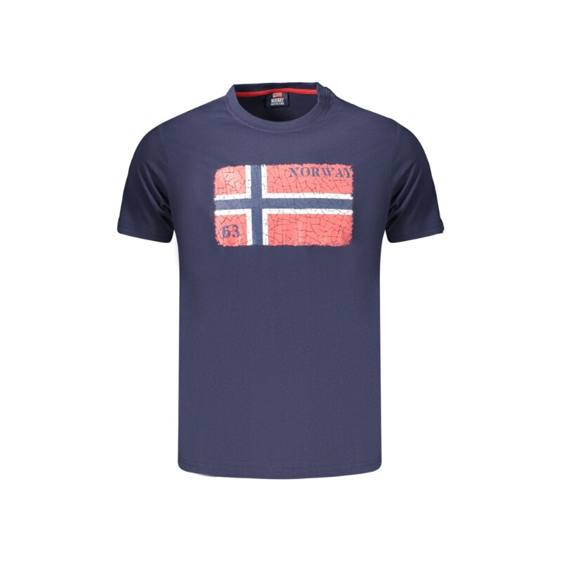 Pánske Tričko s krátkym rukávom NORWAY 1963 Logo - Tmavo modrá 69117894