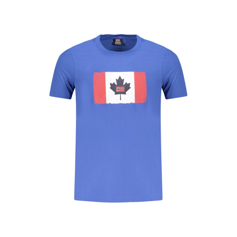 Pánske Tričko s krátkym rukávom NORWAY 1963 Logo Javor - odrá 69117899