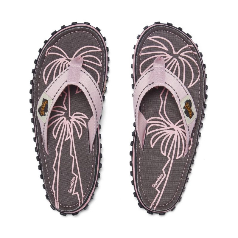 E-shop Gumbies unisex žabky ISLANDER FLIP-FLOP PALM LEAF PINK