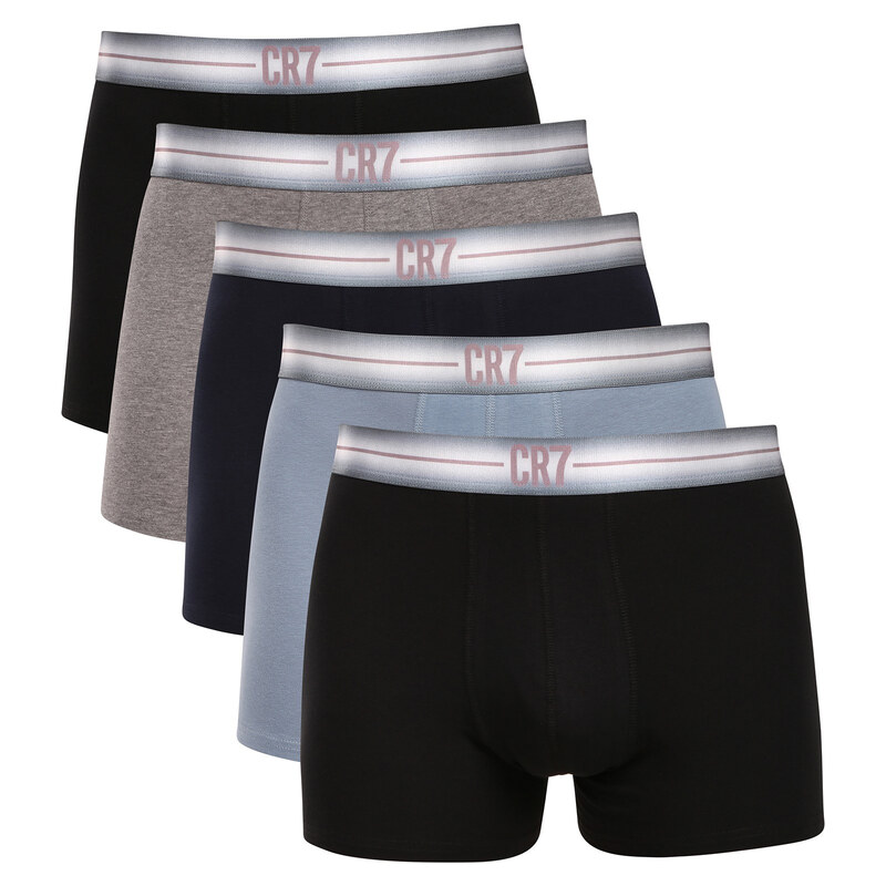 5PACK pánske boxerky CR7 travelbag viacfarebné (8123-49-2411) 68736428