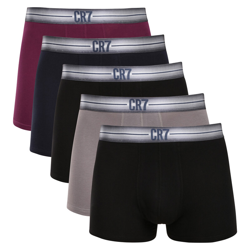 5PACK pánske boxerky CR7 travelbag viacfarebné (8123-49-2410) 68736429