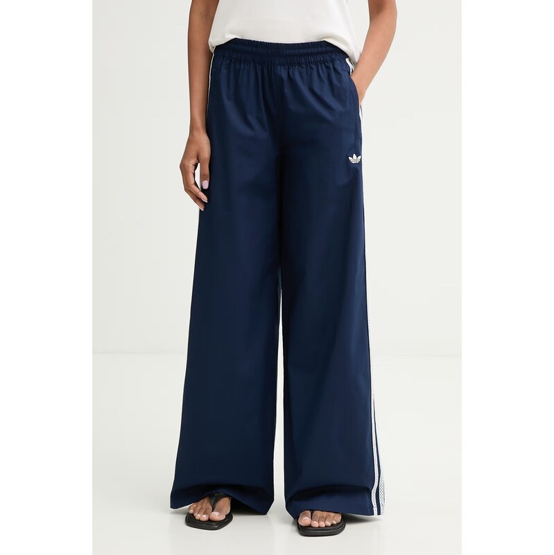 E-shop adidas Originals nohavice straight dámske bavlnené s elastanom