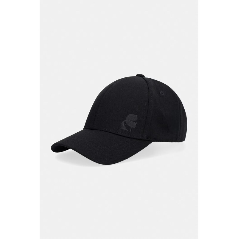 E-shop Karl Lagerfeld čiapka so šiltom pánska s prímesou vlny