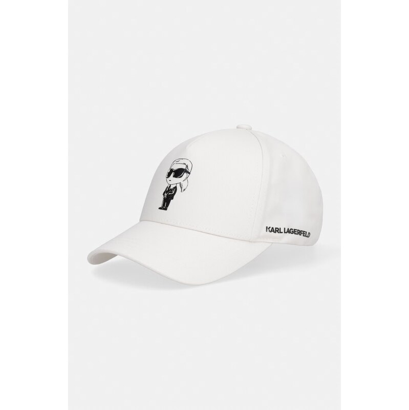 E-shop Karl Lagerfeld čiapka so šiltom pánska bavlnená
