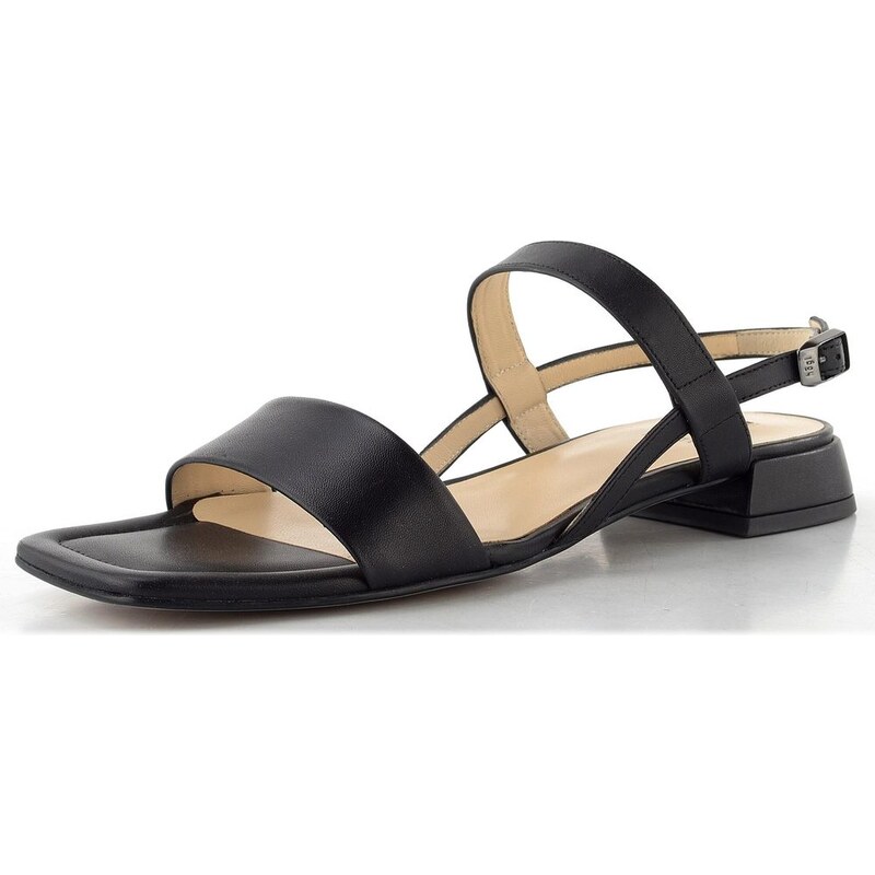 E-shop Högl luxusné pásikové sandále Black 7-101540-0100