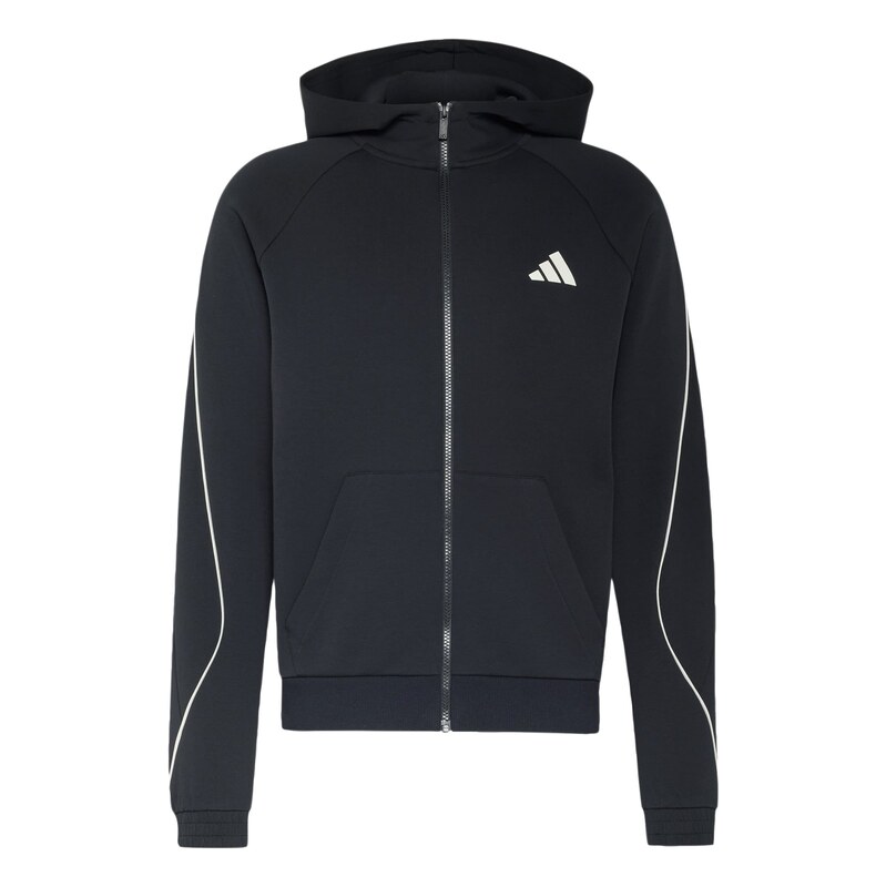 ADIDAS SPORTSWEAR Športová mikina so zipsom Stadium čierna / biela 69138408