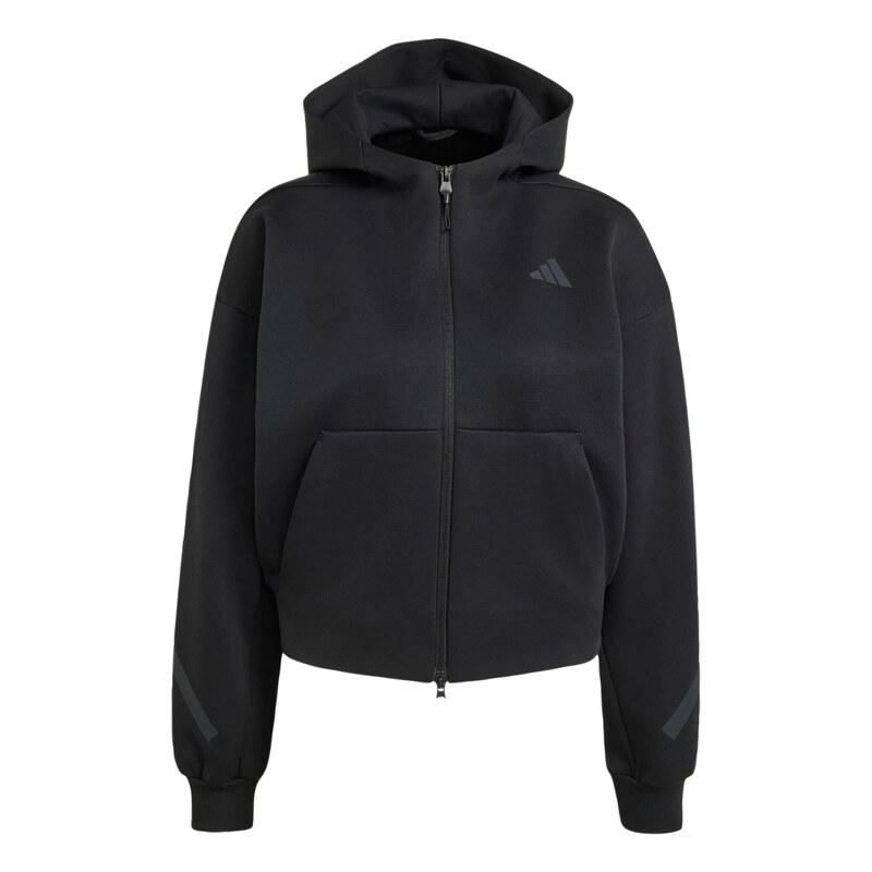 ADIDAS SPORTSWEAR Športová mikina so zipsom Z.N.E. tmavosivá / čierna 69138410