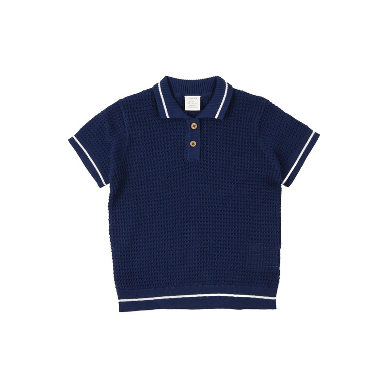 Lindex Sveter tmavomodrá / biela 69139580