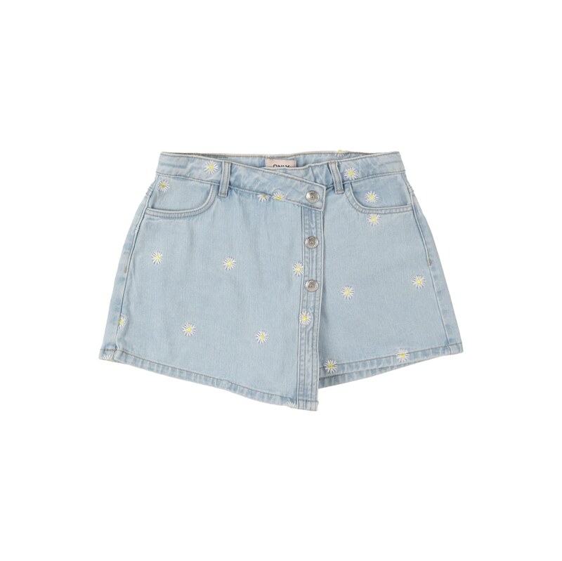 ONLY GIRLS Sukňa KOGLesly modrá denim / žltá / biela 69139651