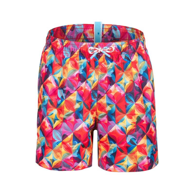 ARENA Plavecké šortky WATER PRINTS BEACH BOXER AO červená 69139805