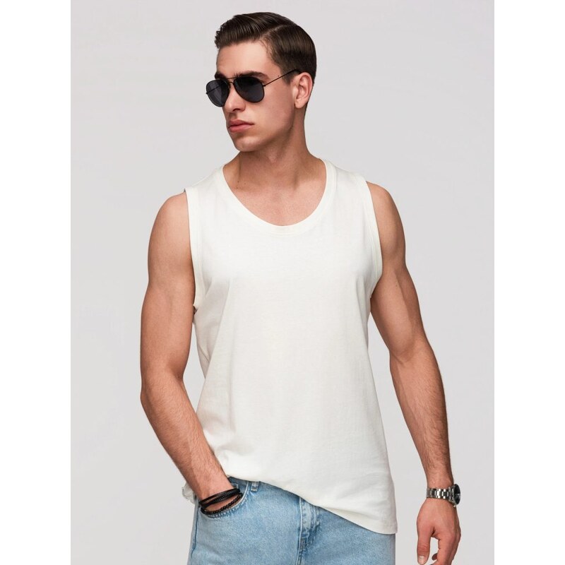 Ombre Clothing Basic biele tielko V1 tsbt-0272 69156855
