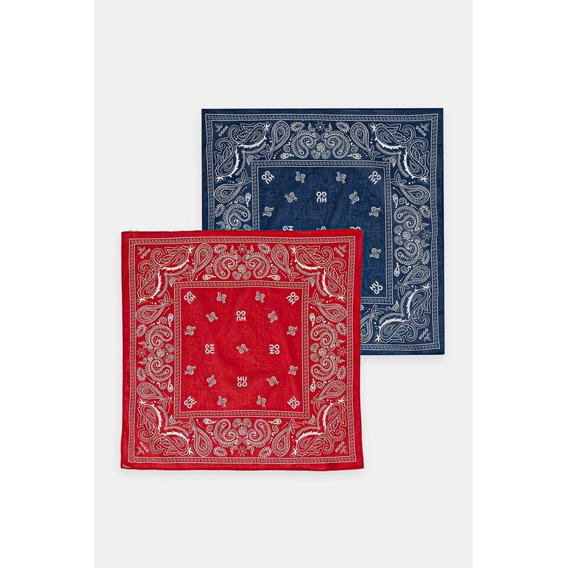 HUGO šatka pánska bavlnená 2Bandana_pack_M 69157697