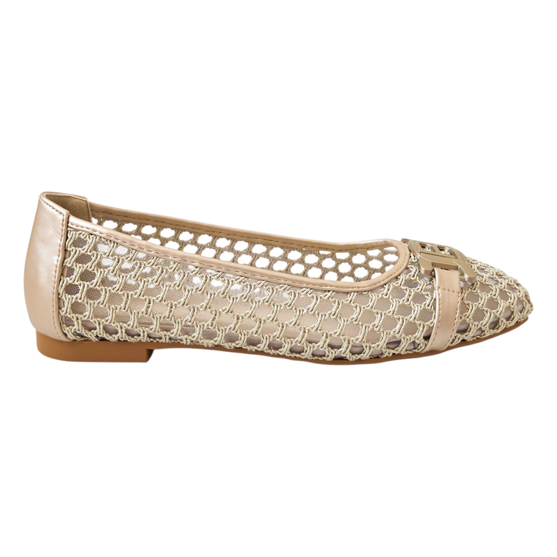 Zlaté balerínky Laura Biagiotti Textile Gold 69163658
