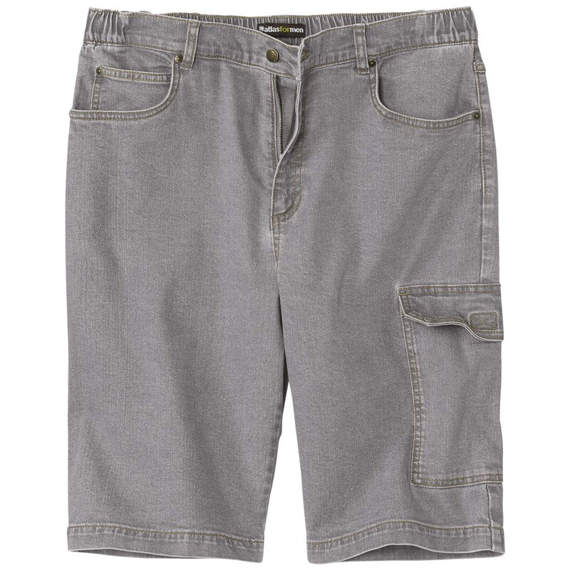 Kapsáčové bermudy z ľahkej strečovej rifľoviny Comfort Atlas For Men 69167244