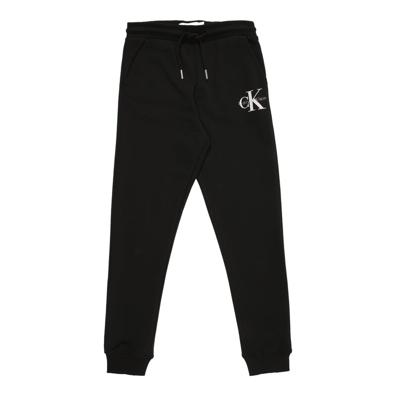 Calvin Klein Jeans Nohavice CK Monologo čierna / biela 69188552