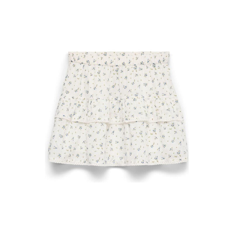 Vero Moda Girl Sukňa VMTrine modrá / kiwi / šedobiela 68687254