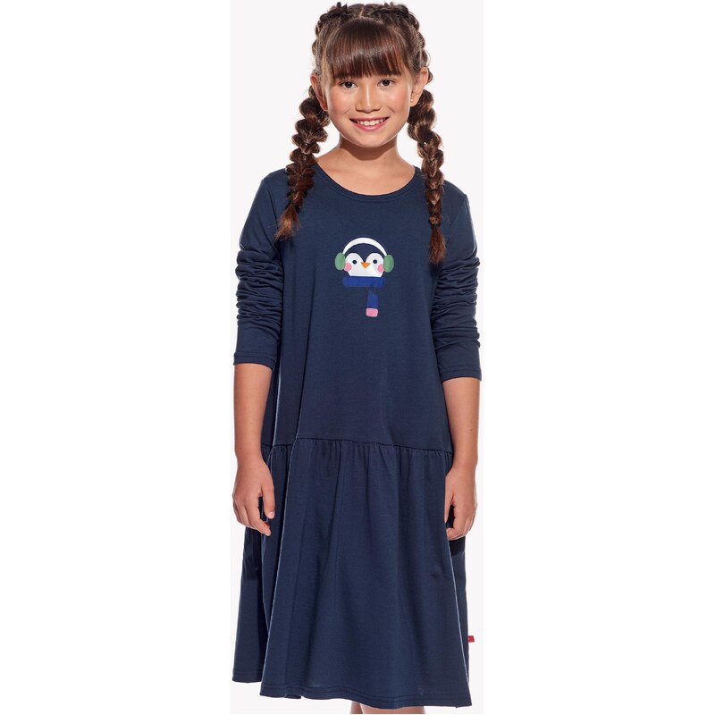 Pískacie šaty Mara, Dievča, Tmavomodré, Pingu 69215243