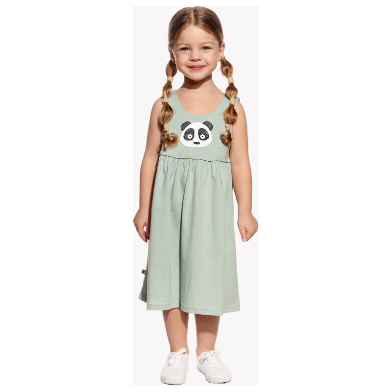 Pískacie šaty Ivana, Dievča, Mentolové, Panda 69215453