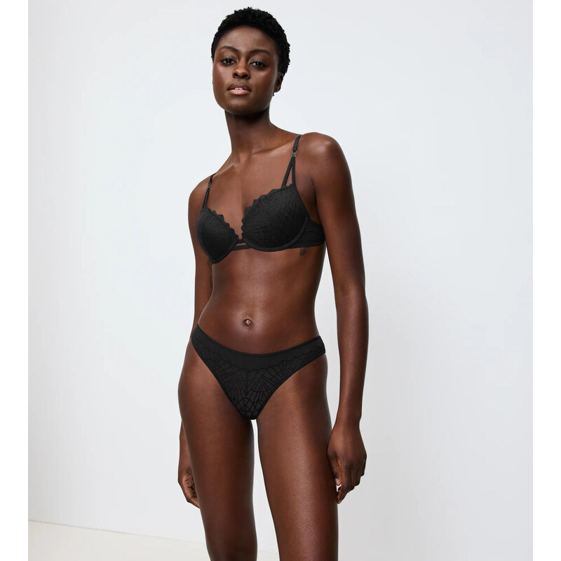 THAT NIGHT IN VEGAS - Brazílske bikiny s grafickou čipkou a sieťovinou 65723486