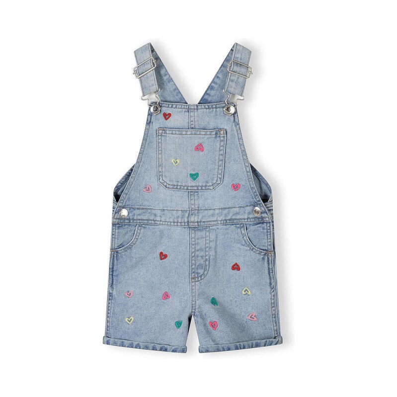 MINOTI Nohavice na traky modrá denim / žltá / ružová / červená 69430674