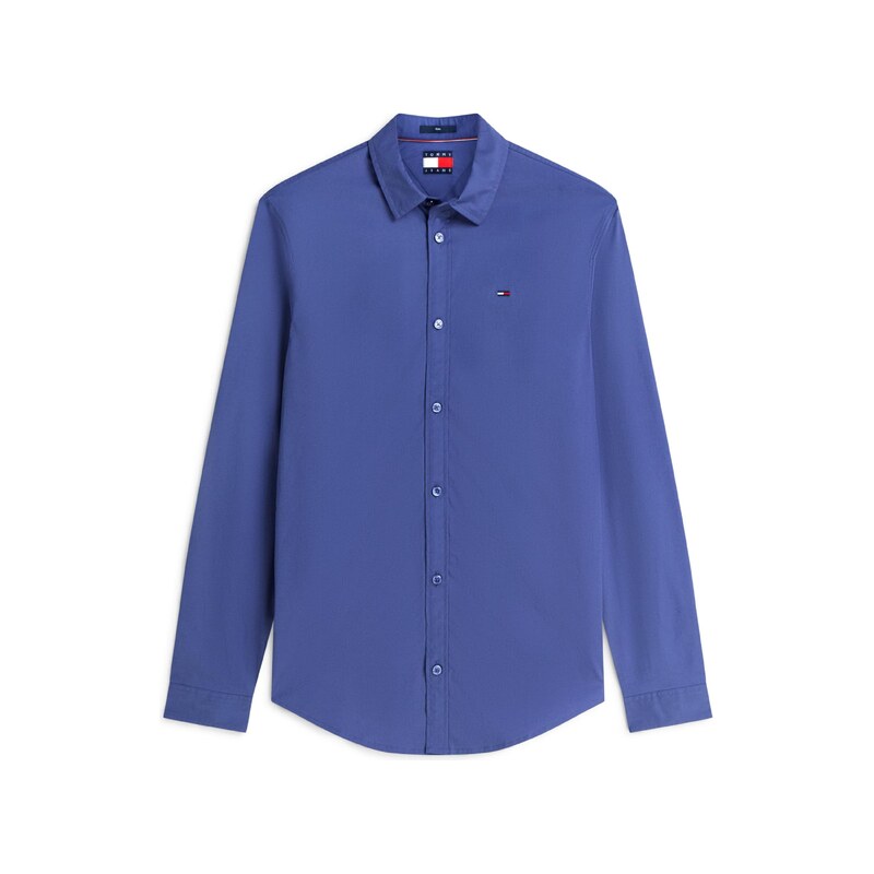 Tommy Jeans Košeľa Slim Fit tmavomodrá 14686894