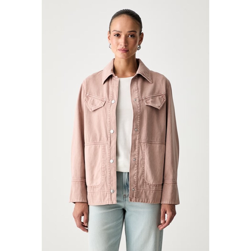 BOSS Orange bunda dámska rifľová C_Jashirt-D 69405519
