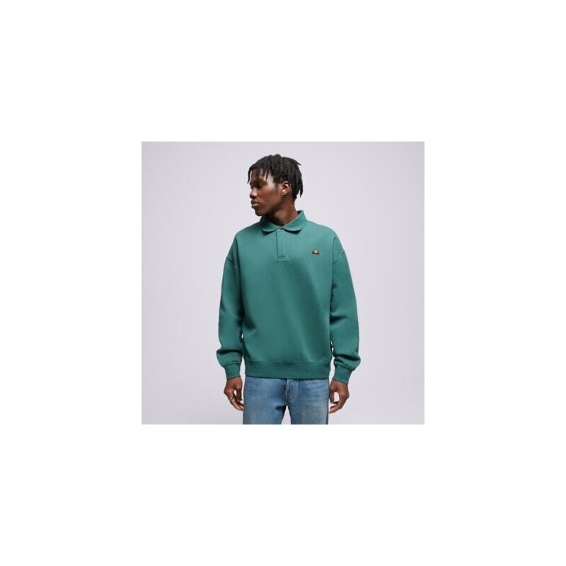 Ellesse Mikina Etona Sweatshirt Dgreen Muži Oblečenie Mikiny 45991849