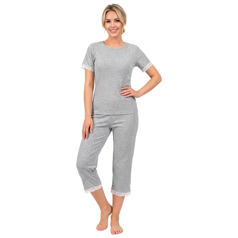 Pyžamo s 3/4 rukávy, velikosti model 22223270 - Donna 69668130