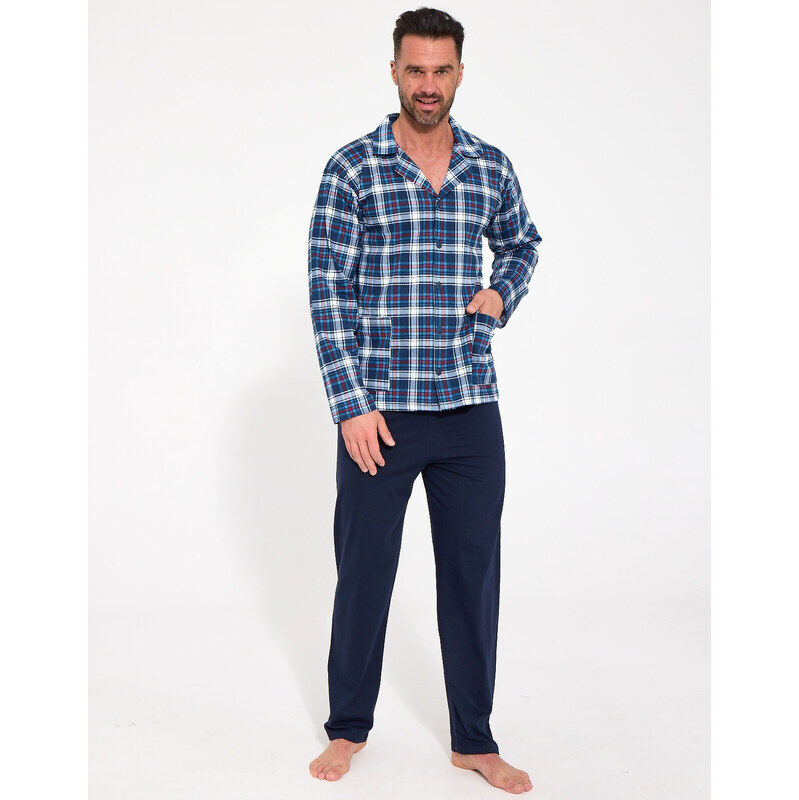 Pyžamo Cornette 114/86 M–2XL s rozopínaním 69576636