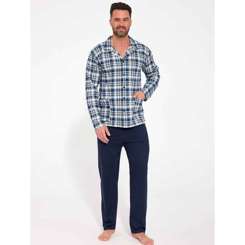 Pyžamo Cornette 114/85 kr/r M–2XL s rozopínaním 69576637