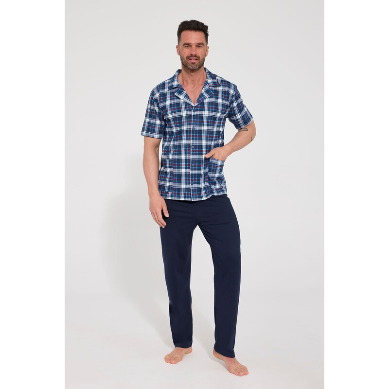 Pyžamo model 22194815 cr/r M2XL pánské rozepínací - Cornette 69667523