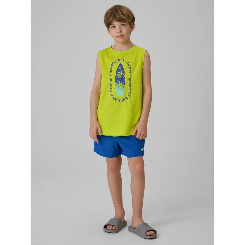 Chlapčenské plážové šortky boardshorts 4F 4FJWSS26UBDSM203-45S 69727428
