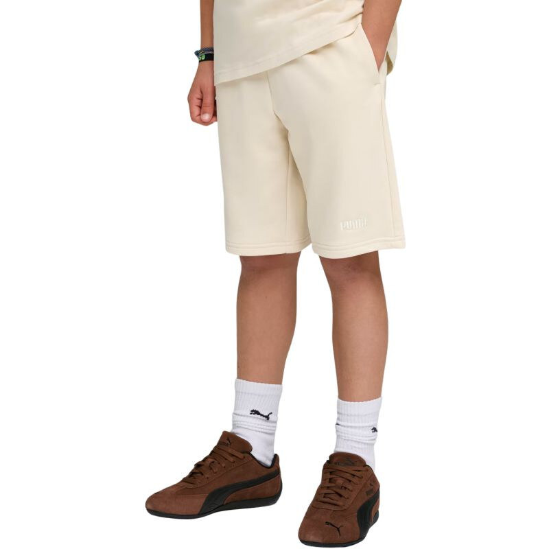 Detské šortky Puma ESS Small No.1 Logo, béžové, 692974 87 69795687
