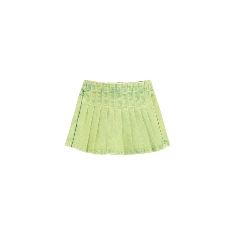Desigual Sukňa svetlozelená / čierna / biela 69797374